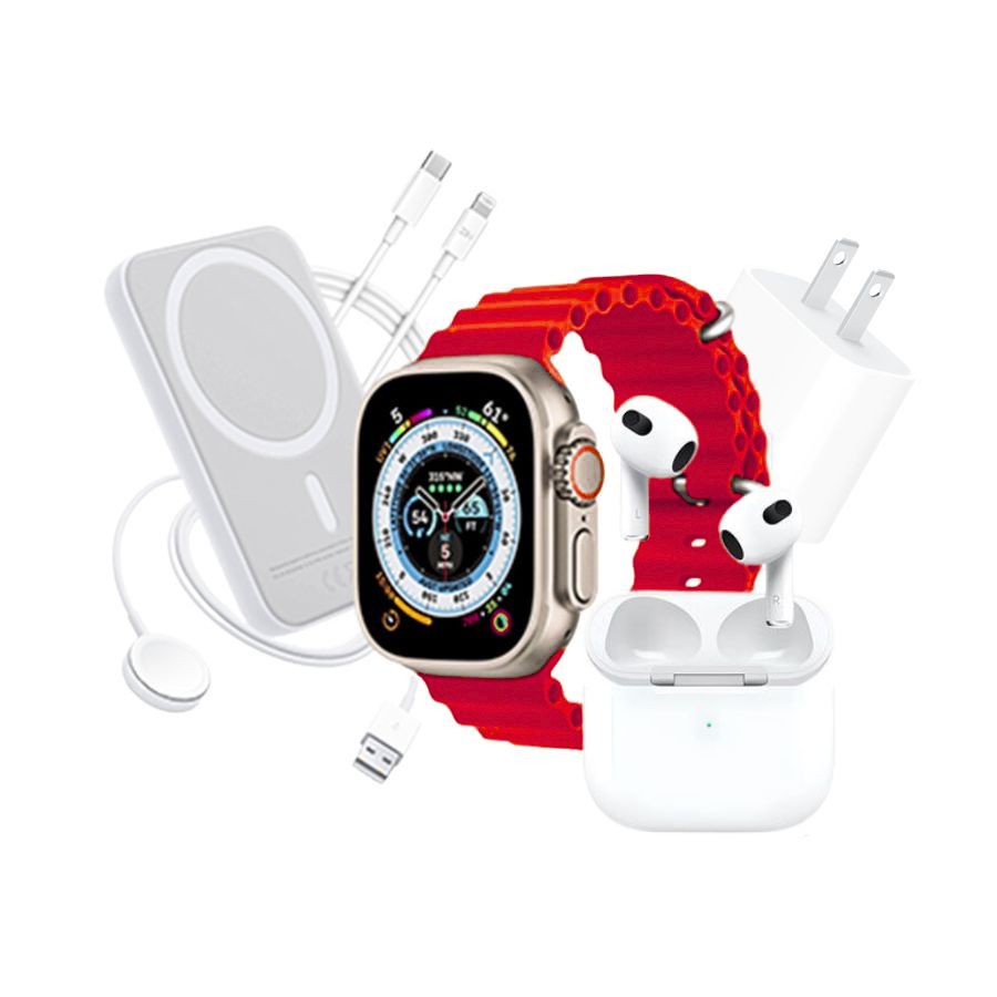 Combo Smartwatch PowerBank Audifonos X8