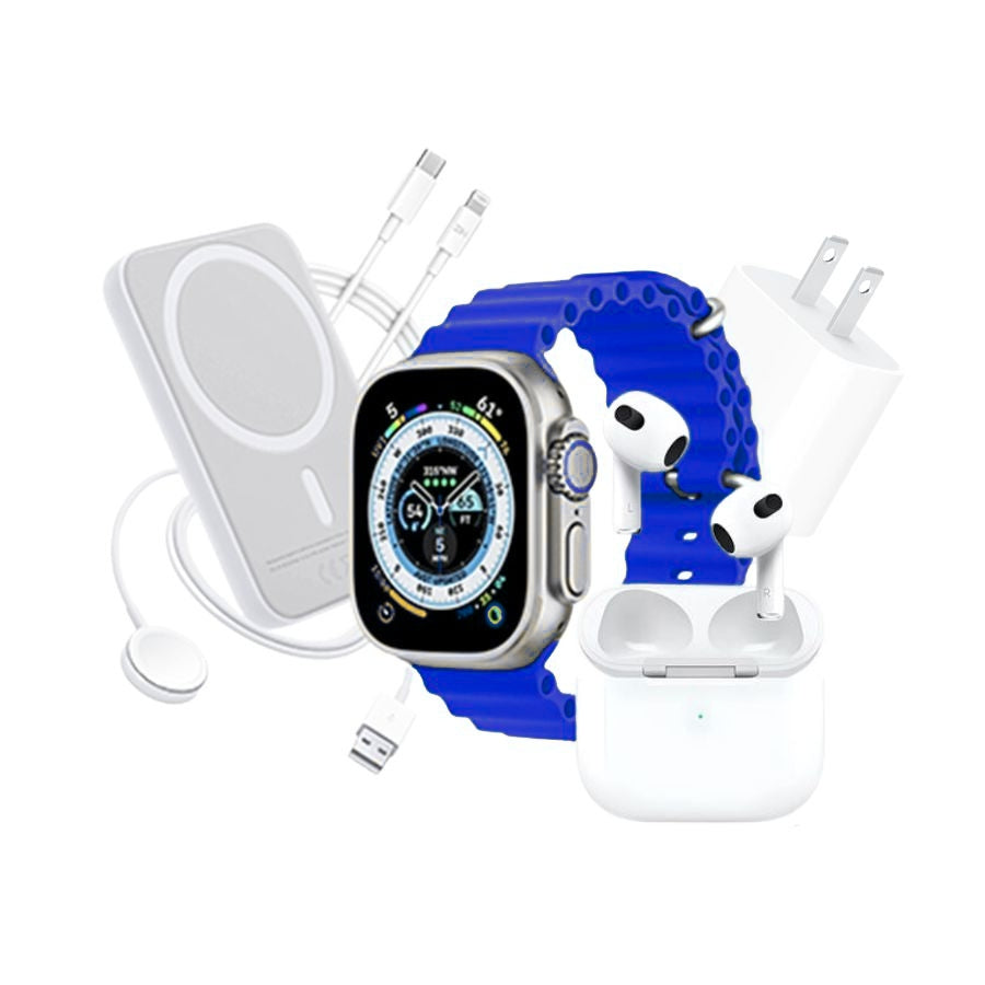 Combo Smartwatch PowerBank Audifonos X8