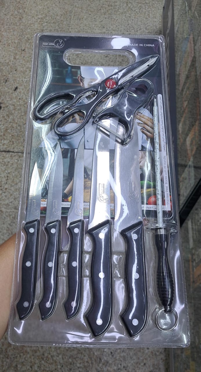 SET DE CUCHILLOS COCINA 9 EN 1