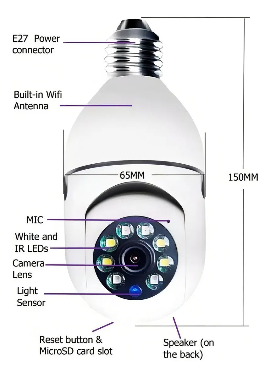 Cámara IP 360° WiFi Smart Camera YCC 365