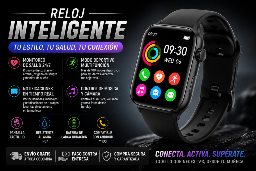 RELOJ INTELIGENTE T500